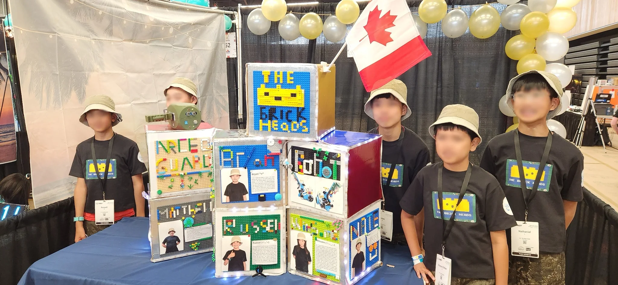 Team project display at the 2025 Niagara Falls International Cup